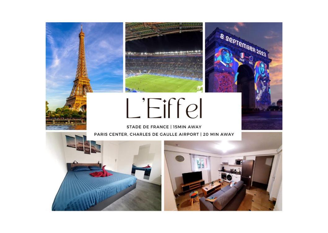 L'Eiffel - Self Checking, 20Min From Paris Apartment ดร็องซี ภายนอก รูปภาพ